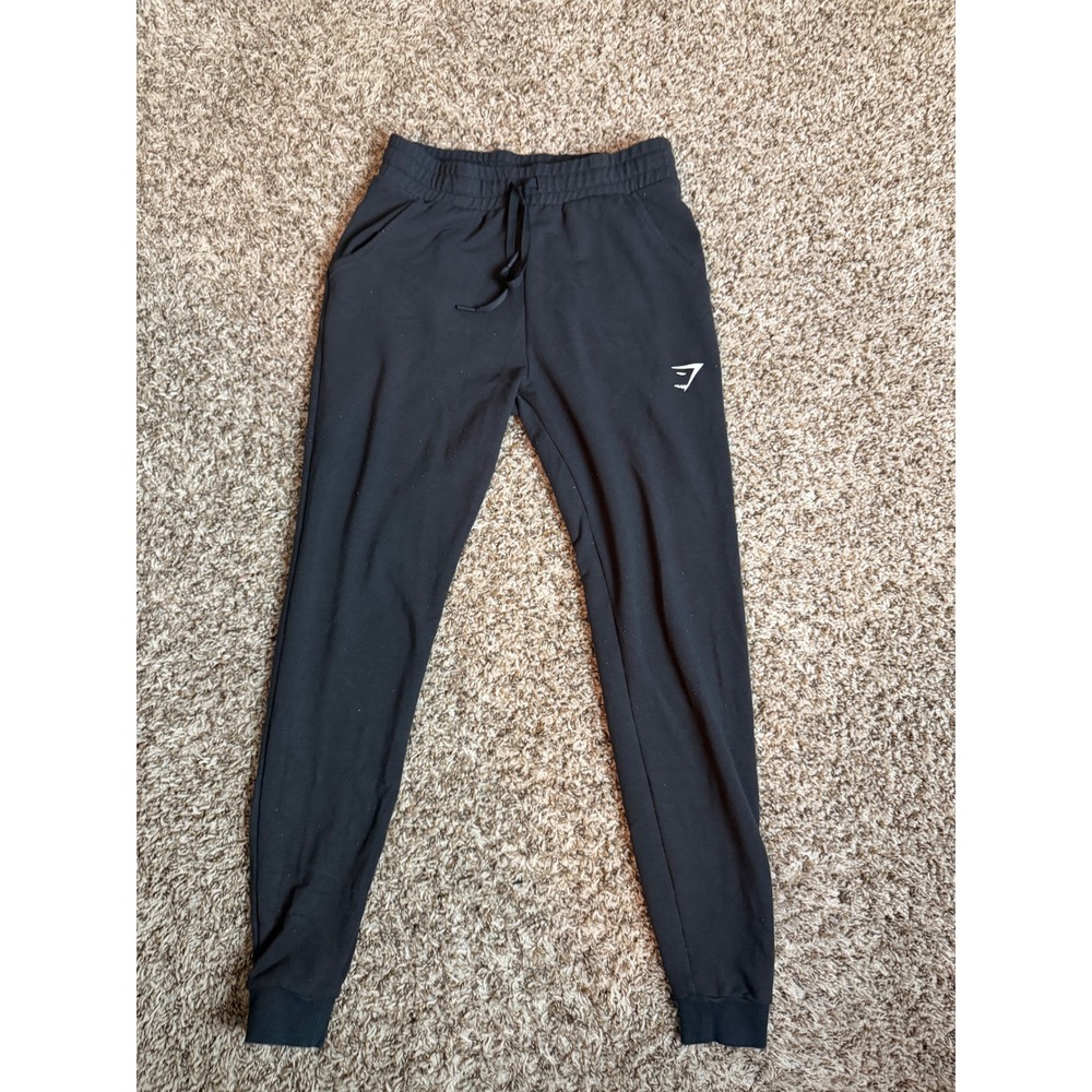 Gymshark Women Black Training Joggers Sweatpants Small B1A3R-BBBB-S-BI1